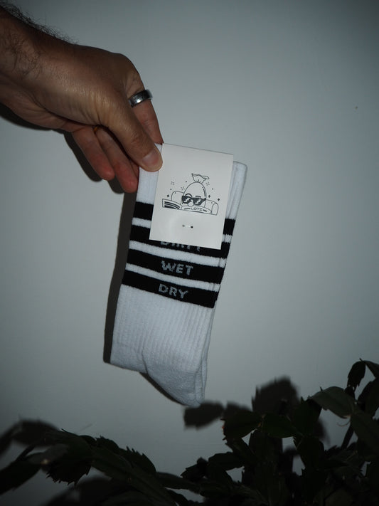 Filthy Dirty Wet Dry Martini Socks